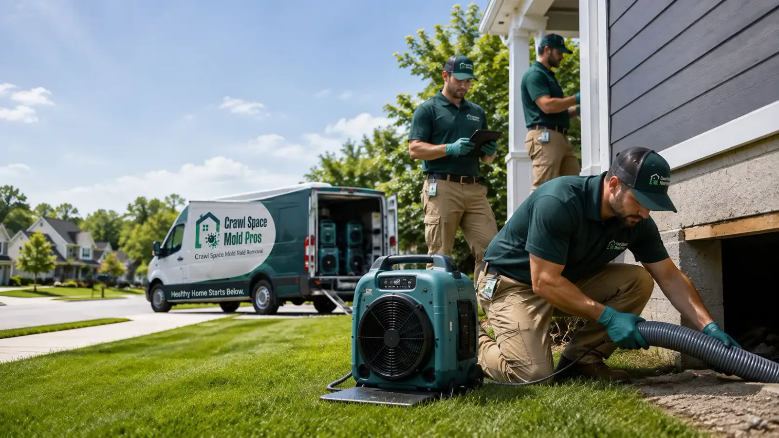 Crawl Space Mold Removal in Neshkoro, WI